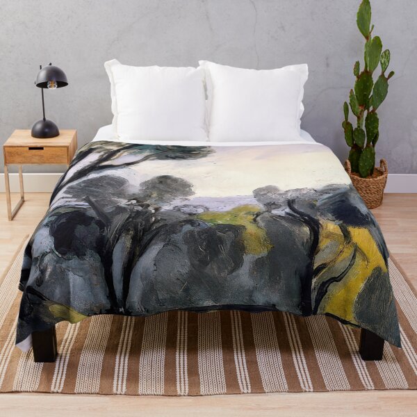 Item preview, Landscape with olive trees 1918 designed and sold by VeilOfPigments.