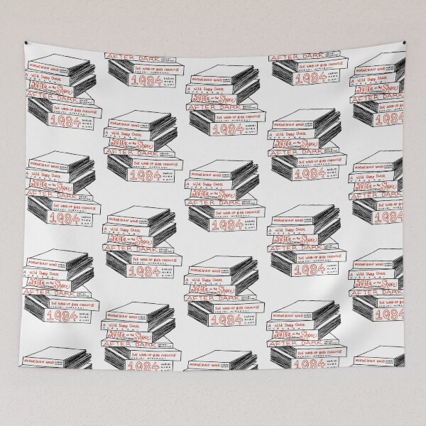 Item preview, Haruki Murakami Book Stack designed and sold by che-lseyhartman.