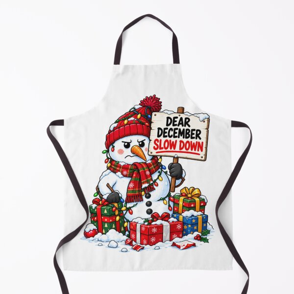 Item preview, Dear December Slow Down Funny Snowman Design designed and sold by Kenzie & Co.