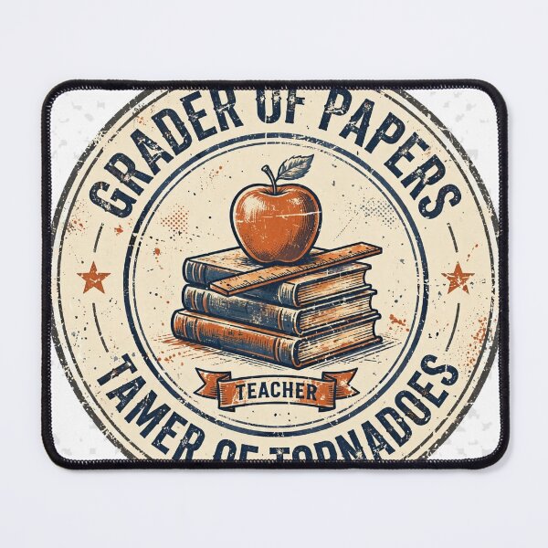 Item preview, Funny Teacher Grader Of Papers Tornadoes T-Shirt designed and sold by Worn and Witty.