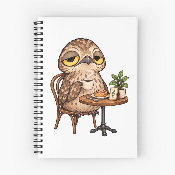 Item preview, Cute Potoo Coffee Bird | Funny Sleepy Nocturnal Bird Coffee Lover designed and sold by MrDev.