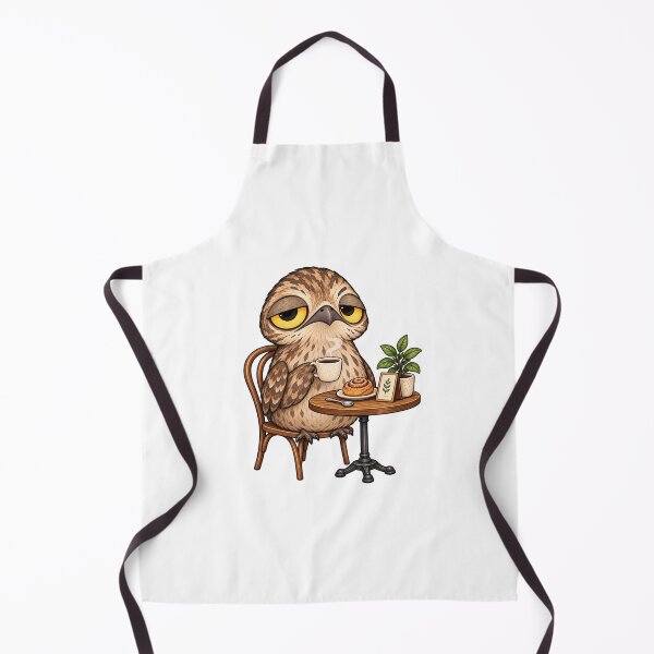 Artikelvorschau, Cute Potoo Coffee Bird | Funny Sleepy Nocturnal Bird Coffee Lover entworfen und verkauft von MrDev.