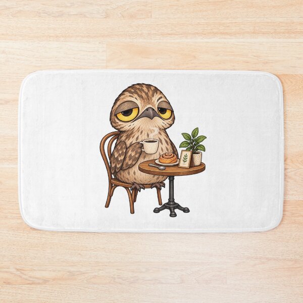 Item preview, Cute Potoo Coffee Bird | Funny Sleepy Nocturnal Bird Coffee Lover designed and sold by MrDev.