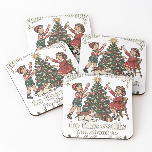 Item preview, Funny Christmas Tshirts From The Windows To The Walls I'm About To Womens Christmas Christmas Vintage Christmas designed and sold by welshverniceABC.