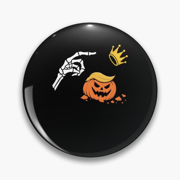 Item preview, No Kings Skeleton Trump Pumpkin Halloween Humor designed and sold by cerima.