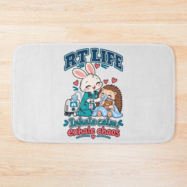 Item preview, Respiratory Care Week RT Bunny Respiratory Therapist designed and sold by ClinicalHubs.