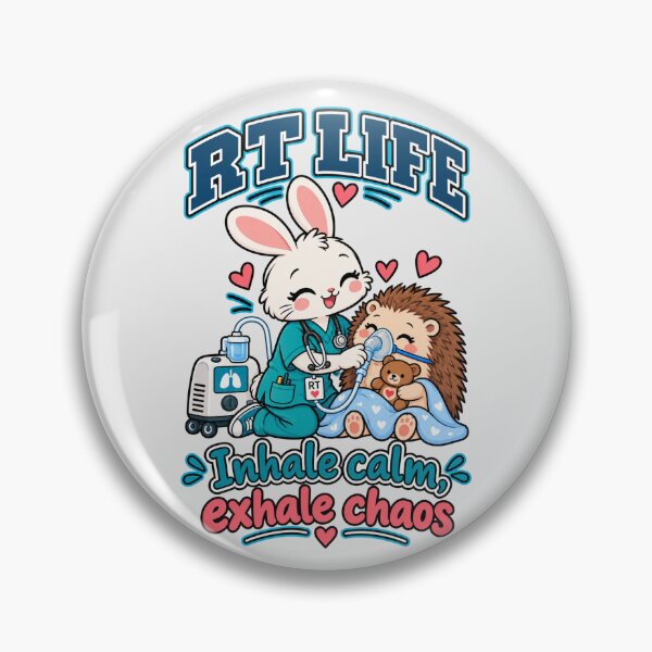 Item preview, Respiratory Care Week RT Bunny Respiratory Therapist designed and sold by ClinicalHubs.