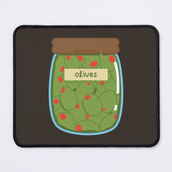Item preview, olive pickle jar designed and sold by fluffyfamcraft.