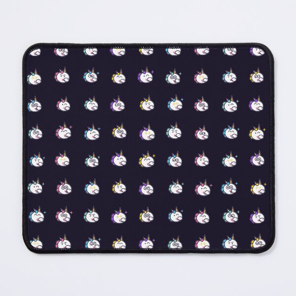 Item preview, Cute Expressive Unicorn Herd Kawaii Silly Micro Icon Seamless Pattern designed and sold by KungPowUnicorn.