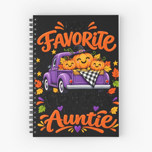 Item preview, My Favorite Pumpkins Call Me Auntie Funny Halloween Fall Sweatshirt designed and sold by matnguc1.