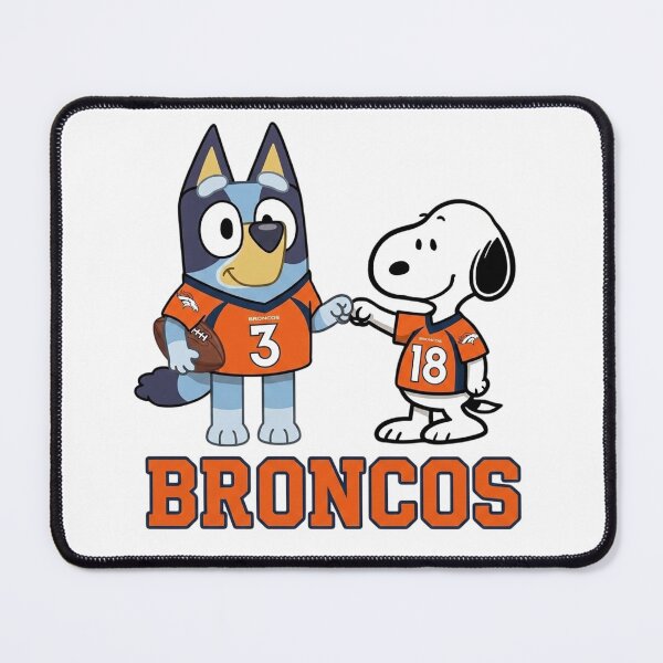 Item preview, Bluey And Snoopy Denver Football Buddies designed and sold by DamianRoy88.