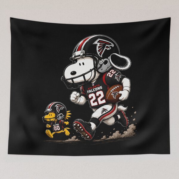 Item preview, Atlanta Falcon Snoopy  Players Football Team designed and sold by StreetArtDecal.