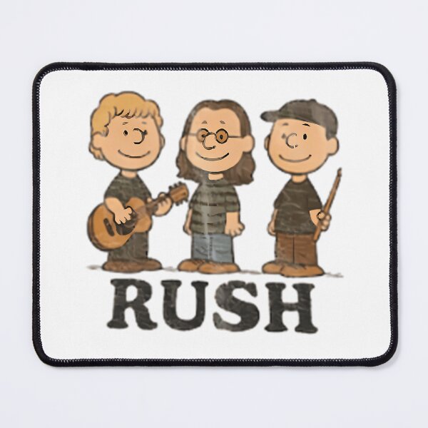 Item preview, Rush Band Peanuts Style Cartoon Vintage Rock designed and sold by ArdanaMilsman.