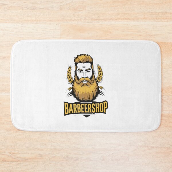 Item preview, Barbeershop Bearded Man Craft Beer Pun designed and sold by TODDORTHEN.