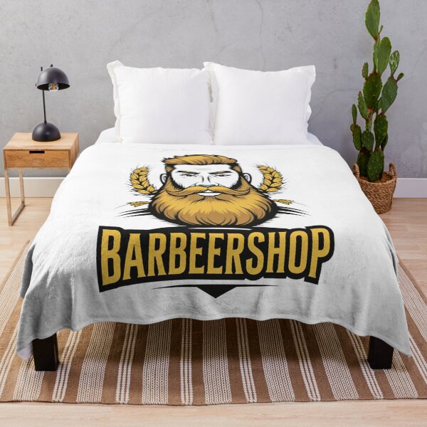 Item preview, Barbeershop Bearded Man Craft Beer Pun designed and sold by TODDORTHEN.