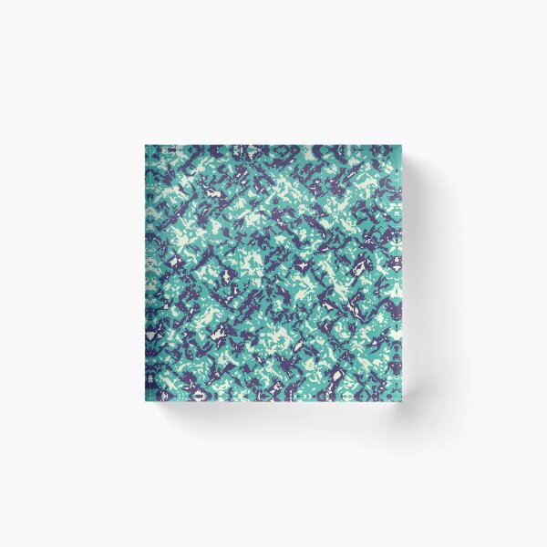 Item preview, Mint Green Camouflage Paint Daubs Seamless Digital Patterns designed and sold by ShopieHome.