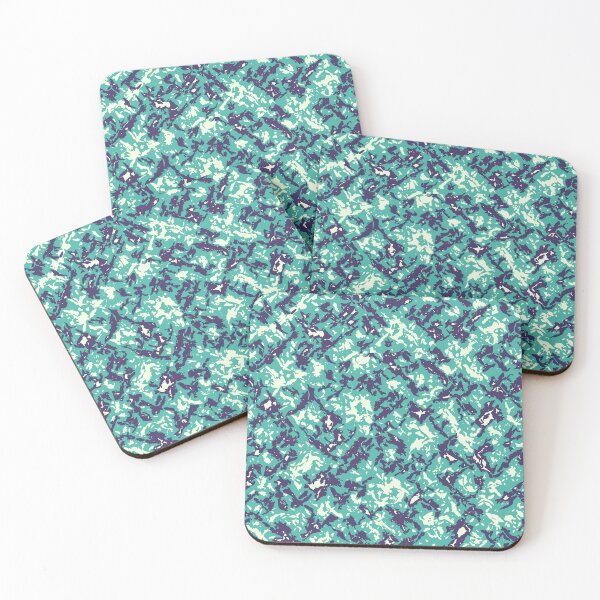 Item preview, Mint Green Camouflage Paint Daubs Seamless Digital Patterns designed and sold by ShopieHome.