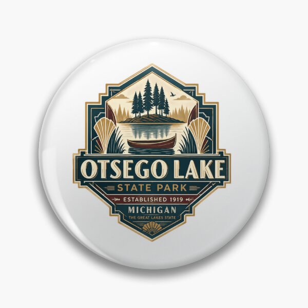Item preview, Otsego Lake State Park Established 1919 Michigan Great Lakes State Vacation Travel Souvenir designed and sold by Simsimah26Parks.