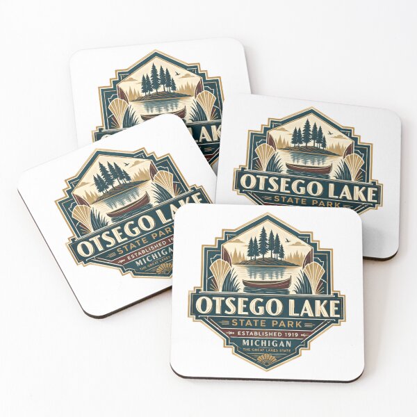 Item preview, Otsego Lake State Park Established 1919 Michigan Great Lakes State Vacation Travel Souvenir designed and sold by Simsimah26Parks.