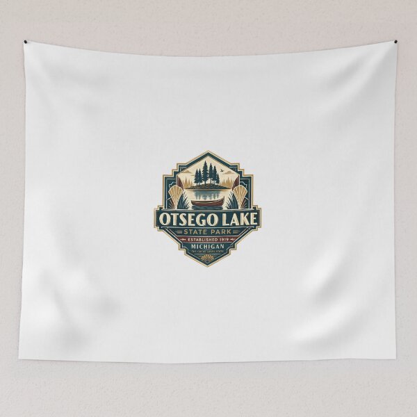 Item preview, Otsego Lake State Park Established 1919 Michigan Great Lakes State Vacation Travel Souvenir designed and sold by Simsimah26Parks.