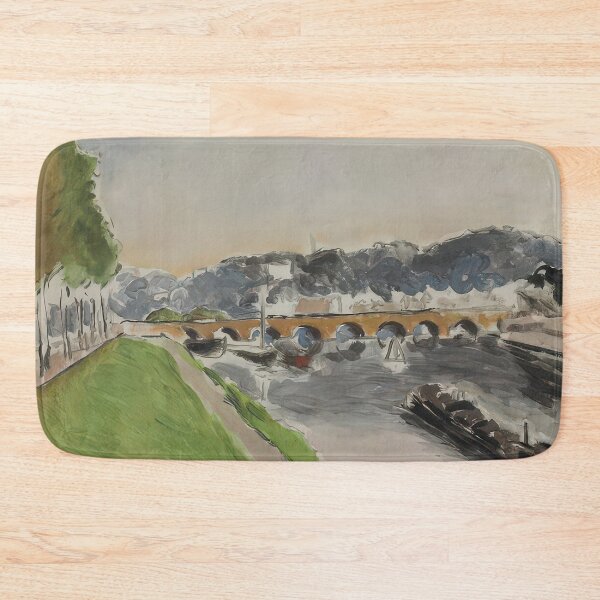 Item preview, Le pont de sevres au chaland 1917 designed and sold by VeilOfPigments.
