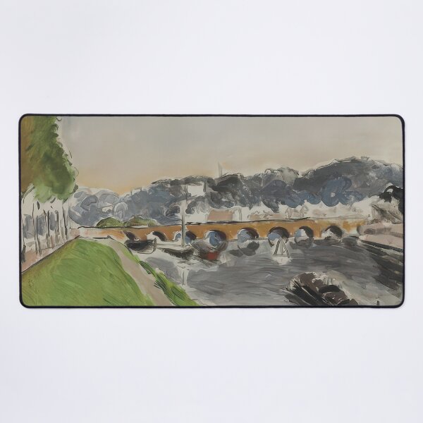 Item preview, Le pont de sevres au chaland 1917 designed and sold by VeilOfPigments.