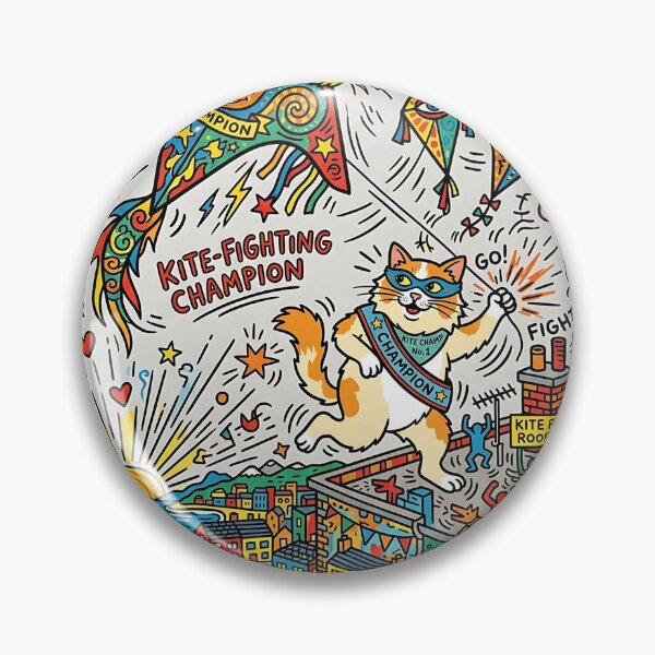 Item preview, Ragdoll Rooftop Kite Champion designed and sold by PictoVibe.