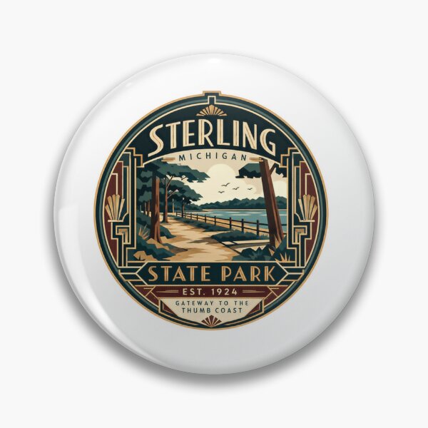 Item preview, Sterling Michigan State Park Est. 1924 Gateway To The Thumb Coast Michigan Travel Souvenir designed and sold by Simsimah26Parks.