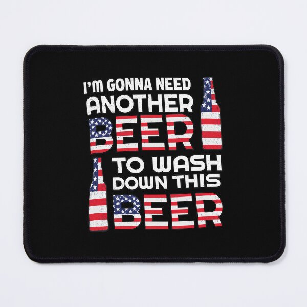 Item preview, American Flag Wash Down Another Beer Humor designed and sold by TODDORTHEN.