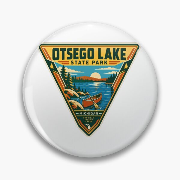 Item preview, Otsego Lake State Park Michigan America's Inland Lakes Outdoor Travel Souvenir designed and sold by Simsimah26Parks.