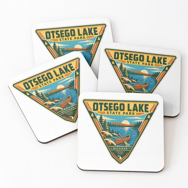 Item preview, Otsego Lake State Park Michigan America's Inland Lakes Outdoor Travel Souvenir designed and sold by Simsimah26Parks.