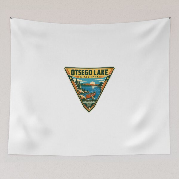 Item preview, Otsego Lake State Park Michigan America's Inland Lakes Outdoor Travel Souvenir designed and sold by Simsimah26Parks.