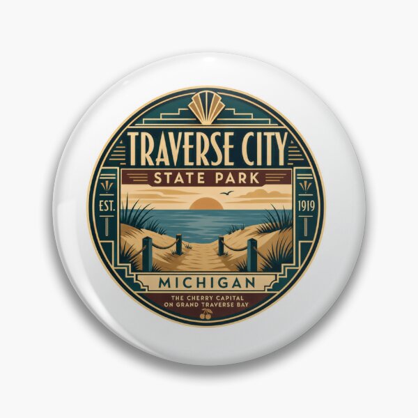 Item preview, Traverse City State Park Est. 1919 Michigan The Cherry Capital On Grand Traverse Bay Vacation Souvenir designed and sold by Simsimah26Parks.