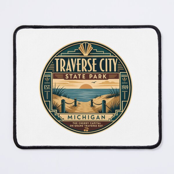 Item preview, Traverse City State Park Est. 1919 Michigan The Cherry Capital On Grand Traverse Bay Vacation Souvenir designed and sold by Simsimah26Parks.