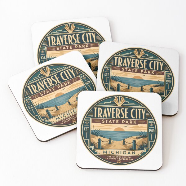Item preview, Traverse City State Park Est. 1919 Michigan The Cherry Capital On Grand Traverse Bay Vacation Souvenir designed and sold by Simsimah26Parks.
