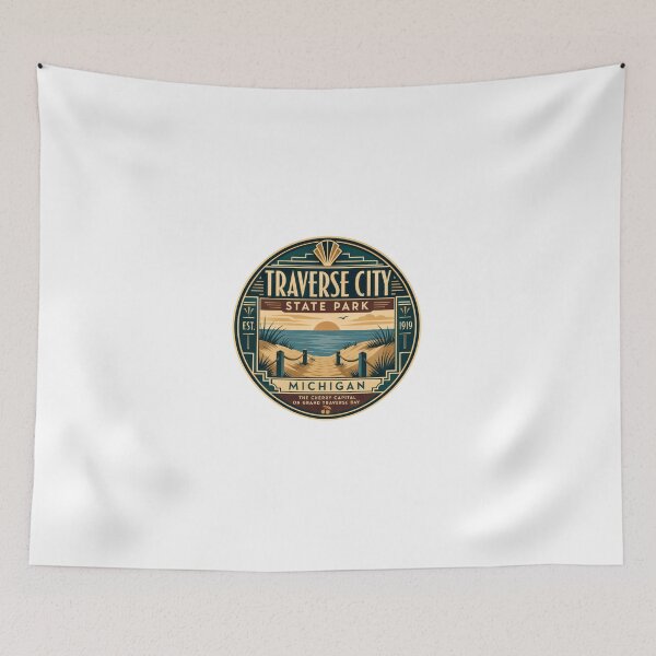 Item preview, Traverse City State Park Est. 1919 Michigan The Cherry Capital On Grand Traverse Bay Vacation Souvenir designed and sold by Simsimah26Parks.
