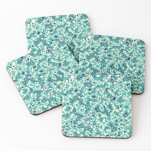 Item preview, Mint Green Camouflage Cutout Seamless Digital Patterns designed and sold by ShopieHome.