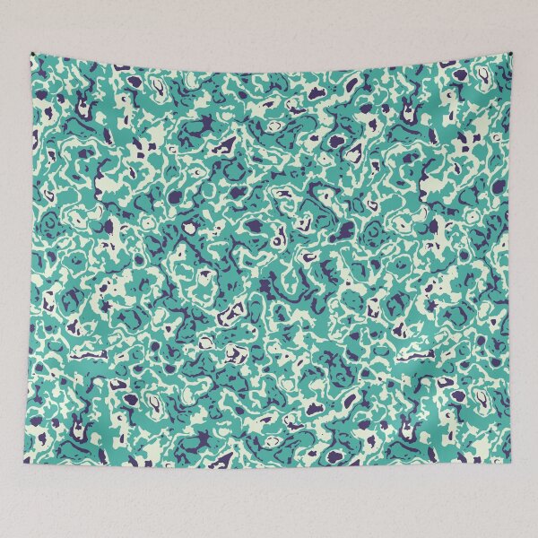 Item preview, Mint Green Camouflage Cutout Seamless Digital Patterns designed and sold by ShopieHome.