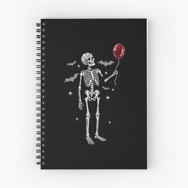 Item preview, Disco Ball Skeleton Holding Red Balloon With Bats designed and sold by cerima.