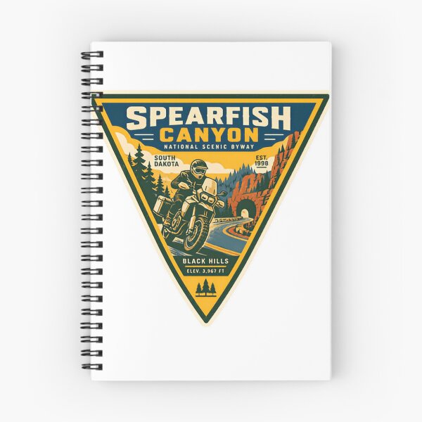 Item preview, Spearfish Canyon National Scenic Byway South Dakota Black Hills Motorcycle Rider Adventure Travel designed and sold by Simsimah26Parks.