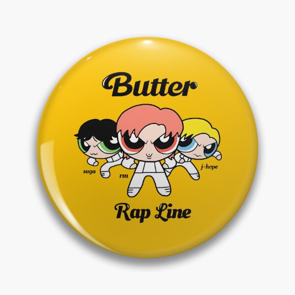 Item preview, BTS Rap Line Butter Powerpuff Style - RM Suga J-Hope designed and sold by moamaxshop.