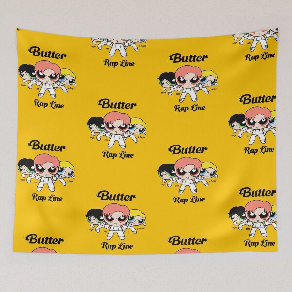 Item preview, BTS Rap Line Butter Powerpuff Style - RM Suga J-Hope designed and sold by moamaxshop.