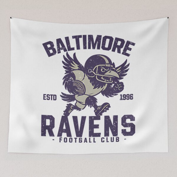 Item preview, Baltimore Ravens Cheerleading Raven Mascot designed and sold by Walter19.
