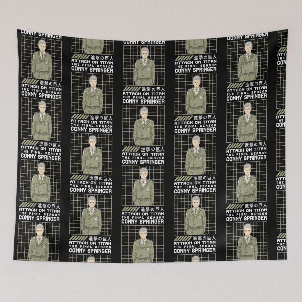 Item preview, Conny Springer Attack On Titan Final Season Art designed and sold by aox-cc-3oy.