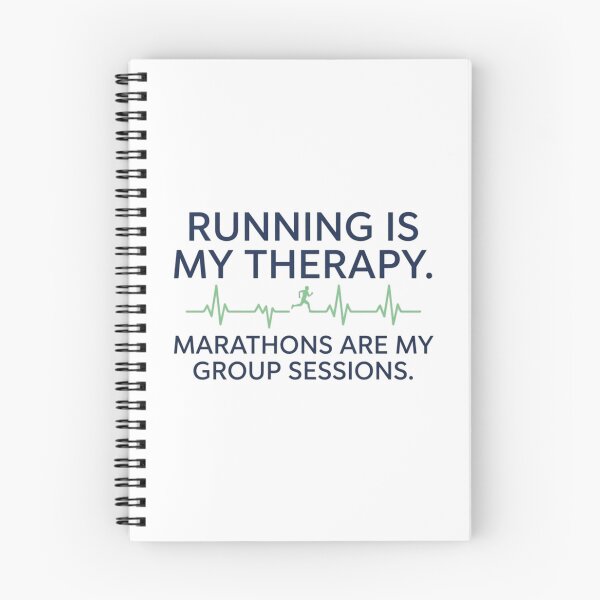 Item preview, Running Is My Therapy. Marathons Are My Group Sessions. designed and sold by RunningWhiskers.