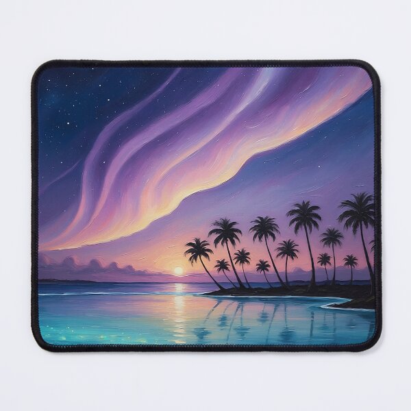 Item preview, Mystical Aurora on a Palm Island designed and sold by Hawaii26.