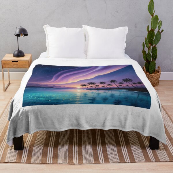Item preview, Mystical Aurora on a Palm Island designed and sold by Hawaii26.