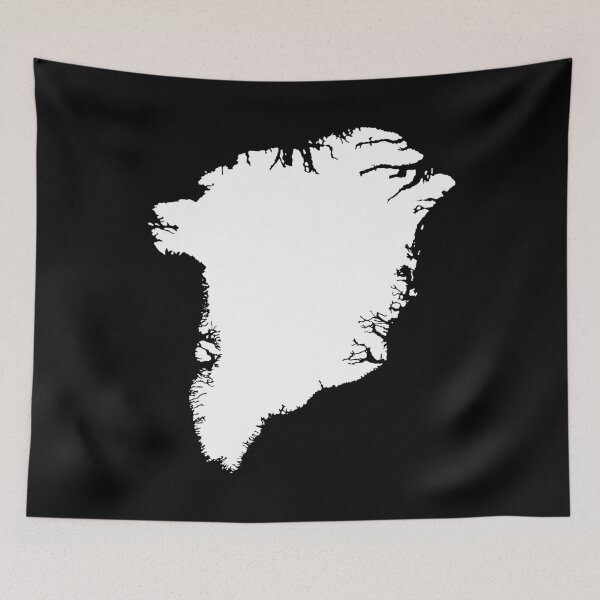 Item preview, Greenland Country Shape GL designed and sold by shitpostee.
