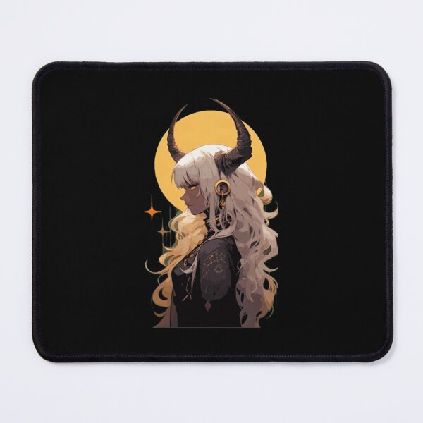 Item preview, Mystic Horned Woman Dark Fantasy Art designed and sold by Weekly19.