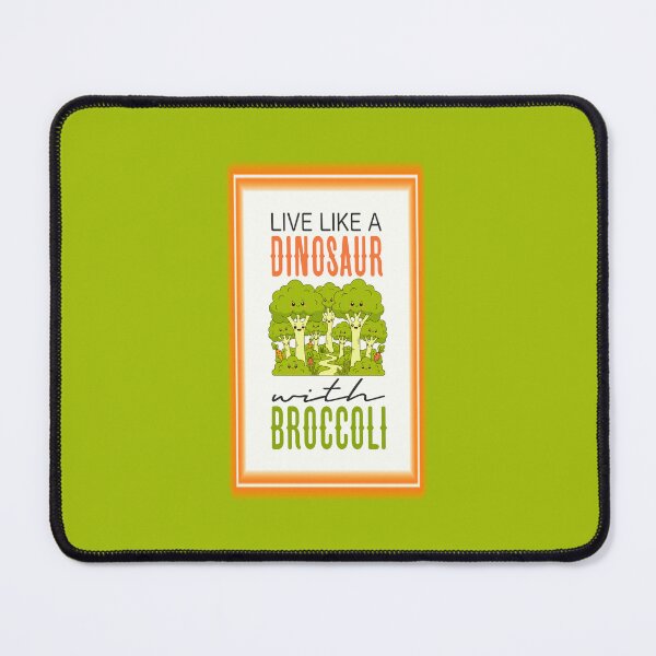 Item preview, Live Like A Dinosaur… (Orange on Green) designed and sold by PawsitiveMum3.